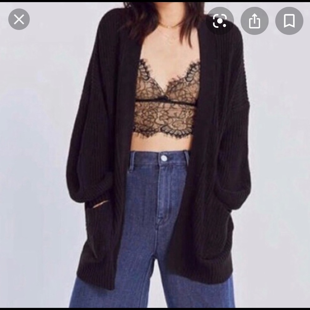 BDG (Urban Outfitters) Black Parker Sweater